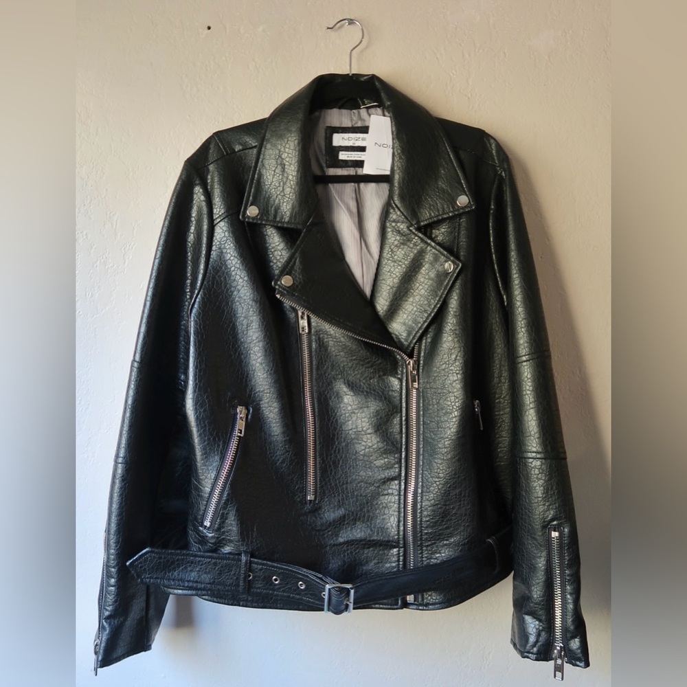 Noise vegan leather jacket 2XL